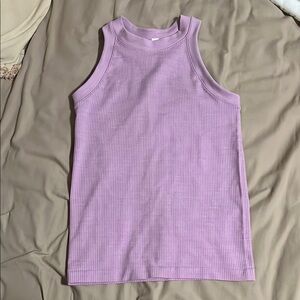 Athleta Lavender Ribbed Tank